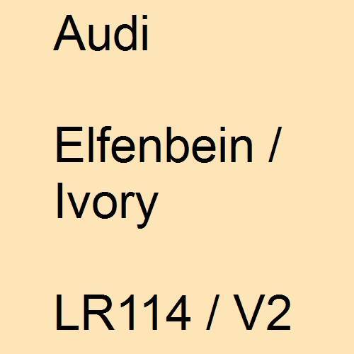 Audi, Elfenbein / Ivory, LR114 / V2.